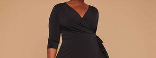 dark brown western dress Louanne Slinky Long Sleeve Maxi Dress - Burgundy